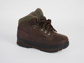 Infants Timberland Euro Hiker 95855 Dark Brown Leather Lace Up Baby Hiking Shoes